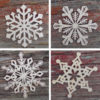 Four snowflakes